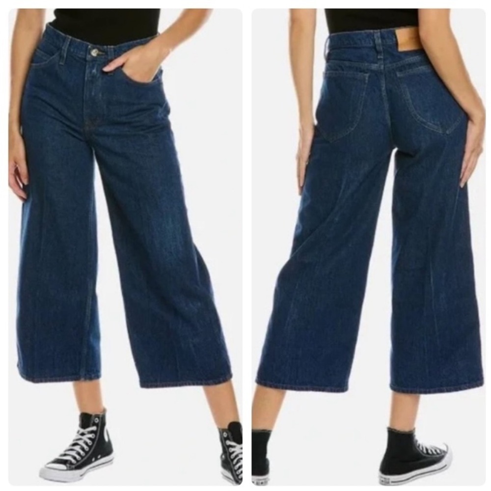 FRAME Le Italien Wide Leg Crop Jeans